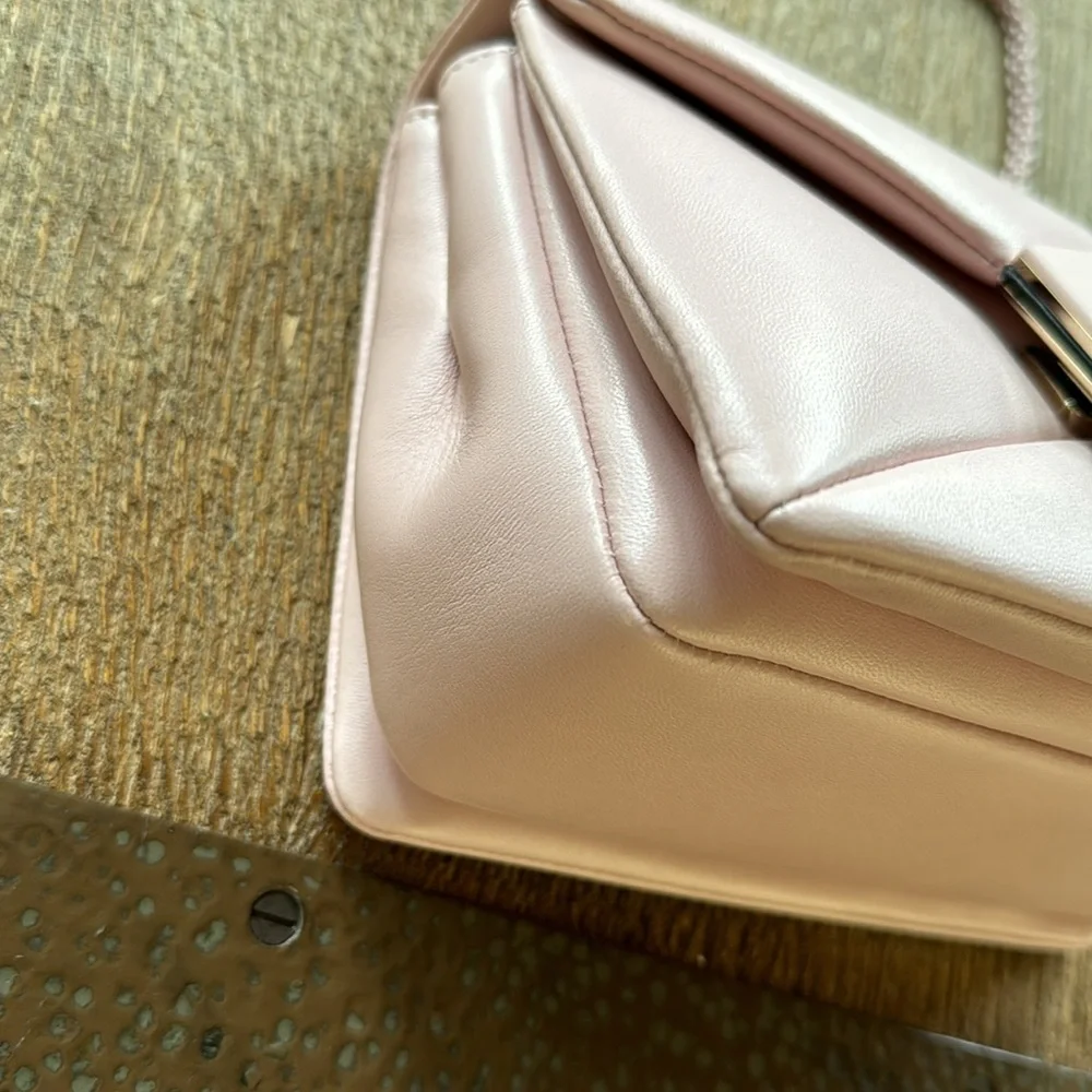 Valentino rockstud rose quartz pale pink pastel Roman stud pink crossbody bag